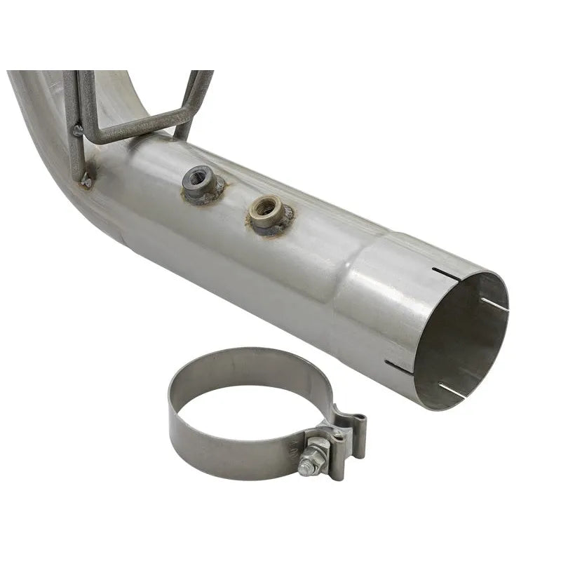 aFe 4in DPF-Back Alum Steel Exhaust | Chevy Silverado/GMC Sierra 15-19 (49-04086-B)