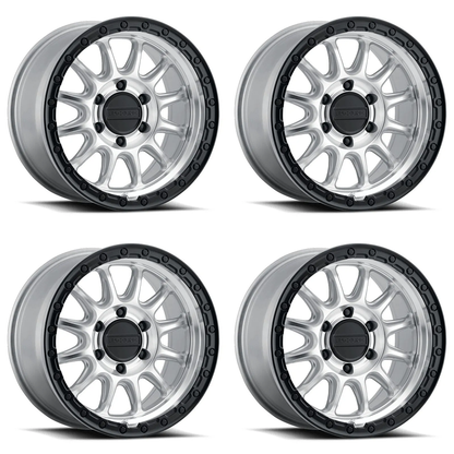 (set of 4) Raceline 960B Alpha Machined CC | 20x9" +18mm | 6x139.7mm Wheel