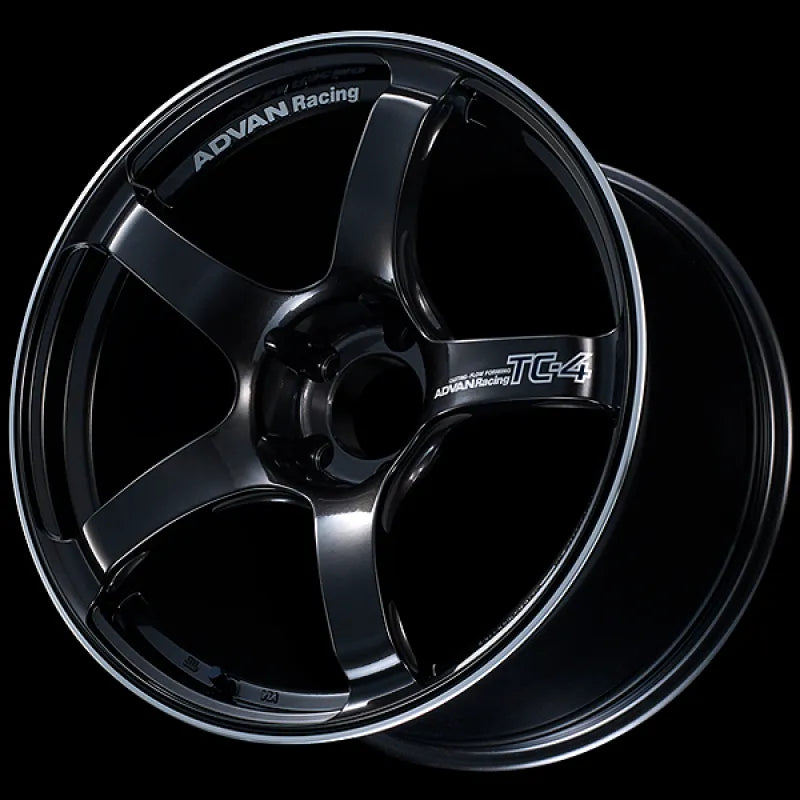 Advan TC4 Racing Black Gunmetallic/Ring | 18x10" +32mm | 5x112mm Wheel