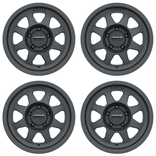 (set of 4) Method MR701 Matte Black | 17x7.5" +30mm | 5x108mm Wheel
