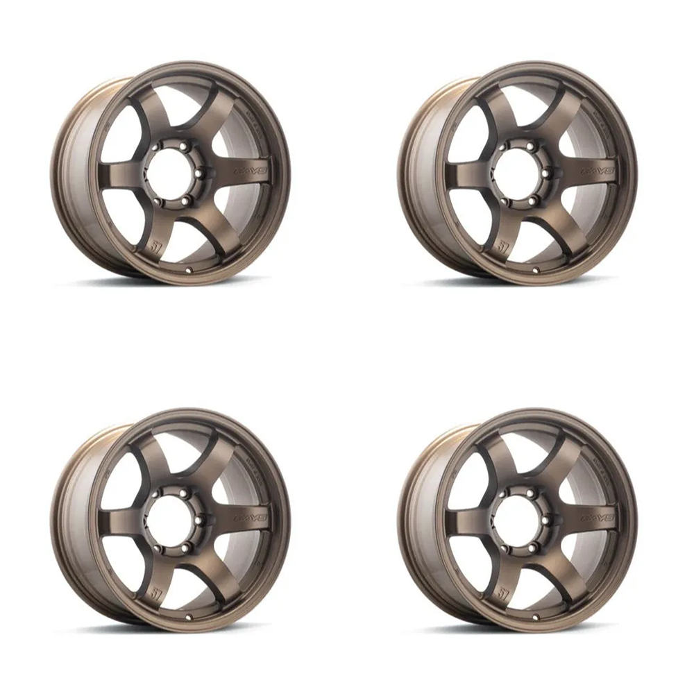 (set of 4) Gram Lights 57DR-X 17x8.5 +0 6x139.7 Bronze