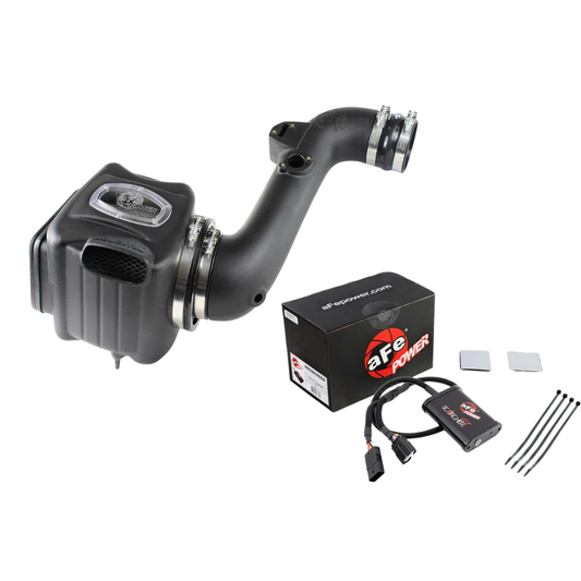 aFe Stage 1 Power Pack (Scorcher Blue + Momentum HD): 2015-2016 Chevrolet Silverado 2500 HD / Silverado 3500 HD / GMC Sierra 2500 HD / Sierra 3500 HD 6.6L