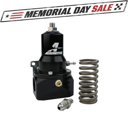 Aeromotive Regulator - 30-120 PSI - .313 Valve - 2x AN-10 Inlets / AN-10 Bypass