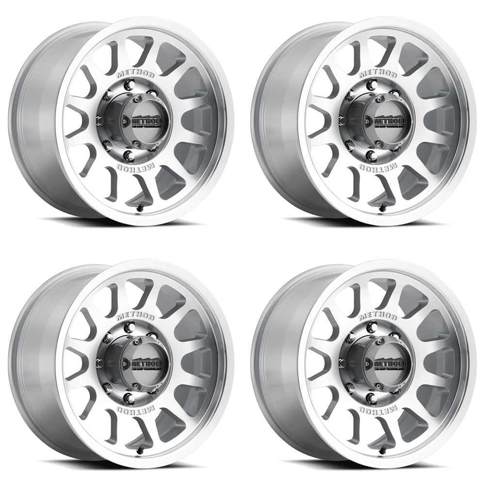 (set of 4) Method Wheels MR703 Machined Clear Coat | 20x9" +12mm | 8x170mm Wheel