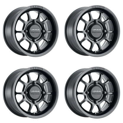 (set of 4) Method Wheels MR409 Matte Black | 15x7" +38mm | 4x136mm Wheel