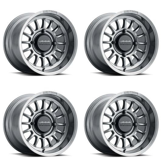 (set of 4) Method Wheels MR411 Gloss Titanium | 15x7" +38mm | 5x4.5mm Wheel
