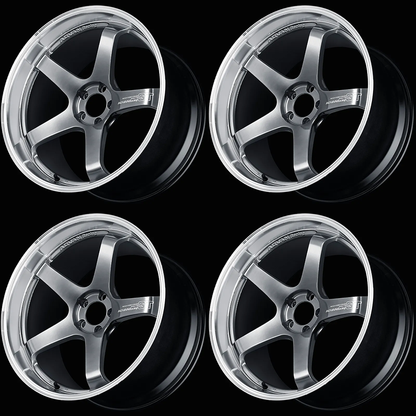 (set of 4) Advan GT Premium Version Machining/Hyper Platinum Black | 20x12" +20mm | 5x114.3mm Wheel