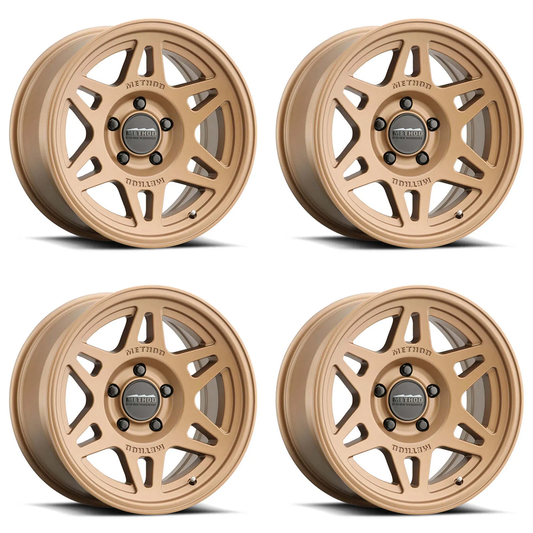 (set of 4) Method Wheels MR706 Method Bronze | 18x9" +18mm | 6x5.5mm Wheel