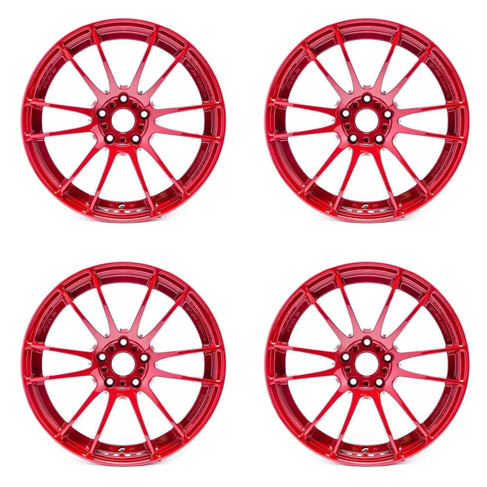 (set of 4) Gram Lights 57XTREME Spec-D 18x9.5 +38 5x114.3 Milano Red
