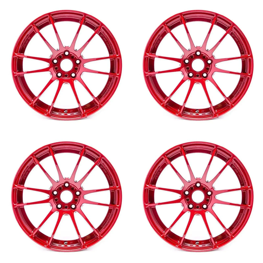 (set of 4) Gram Lights 57XTREME Spec-D 18x9.5 +38 5x114.3 Milano Red