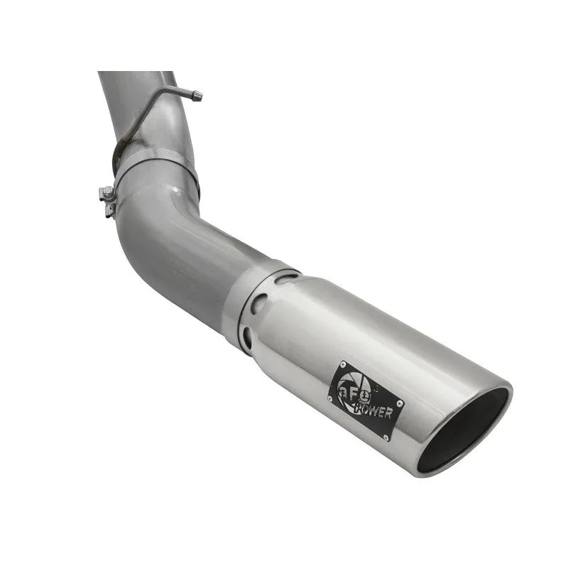 aFe 5in Large Bore HD DPF-Back SS Exhaust | Chevy Silverado/GMC Sierra 15-19 (49-44081-P)