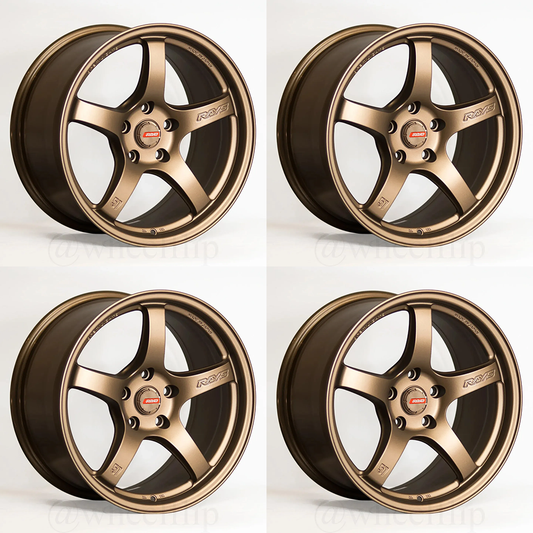 (set of 4) Gram Lights 57CR 17x9 +38 5x100 Bronze 2