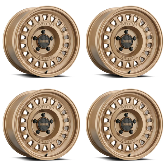 (set of 4) Method Wheels MR320 Method Bronze | 17x8.5" +0mm | 5x5mm Wheel
