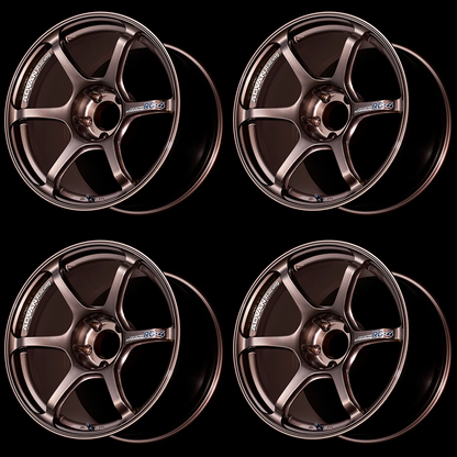 (set of 4) Advan RG-4 Racing Copper Bronze | 18x11" +15mm | 5x114.3mm Wheel