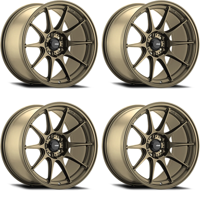 (set of 4) Konig Dekagram Gloss Bronze | 18x9.5" +25mm | 5x114.3mm Wheels