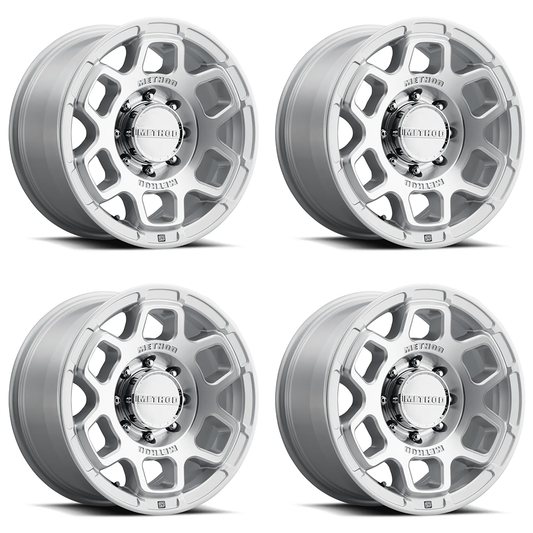 (set of 4) Method Wheels MR710 HD Machined Clear Coat | 18x9" +12mm | 8x180mm Wheel