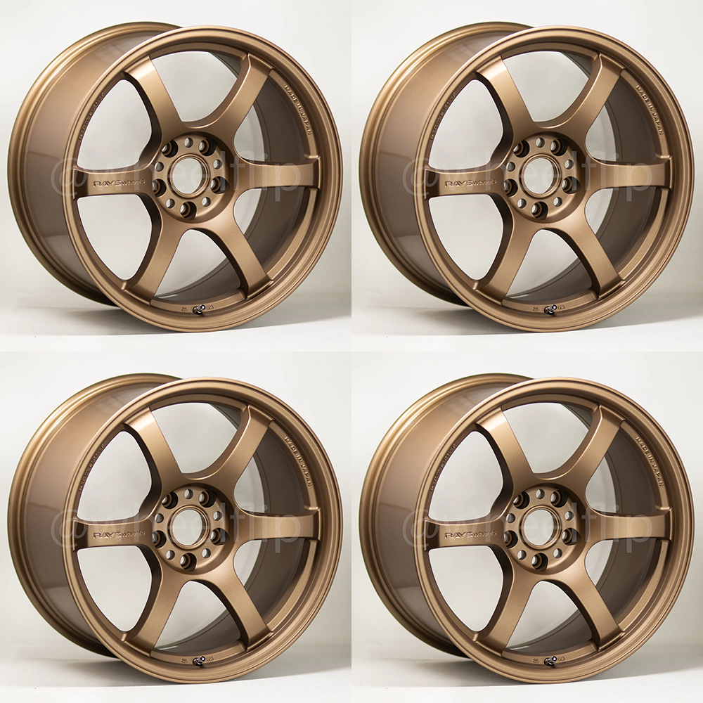 (set of 4) Gram Lights 57DR 19x9.5 +45 5x120 Bronze 2