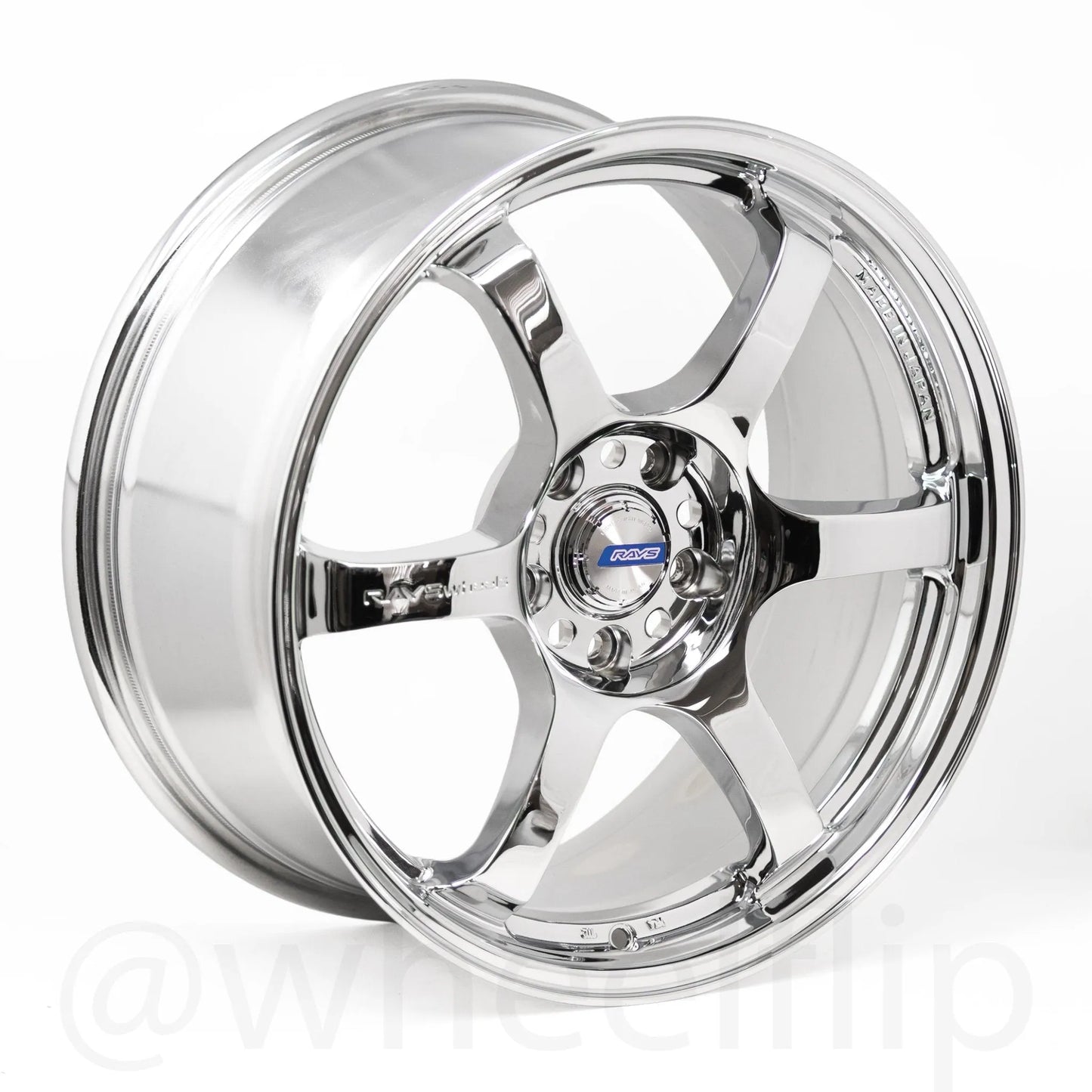 Gram Lights 57DR 18x8.5 +37 5x114.3 Chrome Plating (PAIR)