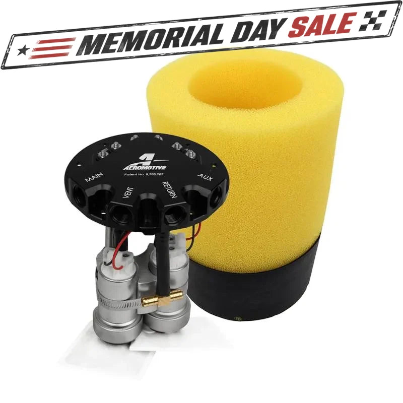 Aeromotive Phantom 450 Dual Stealth 340 Fuel Pumps 6-10in Depth