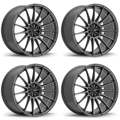 (set of 4) Konig Rennform Matte Grey | 18x8" +45mm | 5x114.3mm Wheel