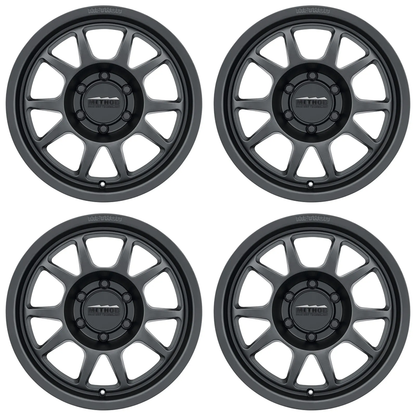 (set of 4) Method Wheels MR702 Matte Black | 17x8.5" +0mm | 6x135mm Wheel