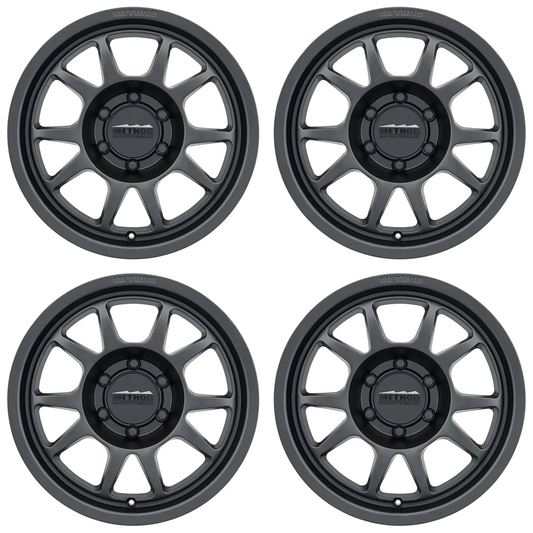 (set of 4) Method Wheels MR702 Matte Black | 17x8.5" +0mm | 6x135mm Wheel