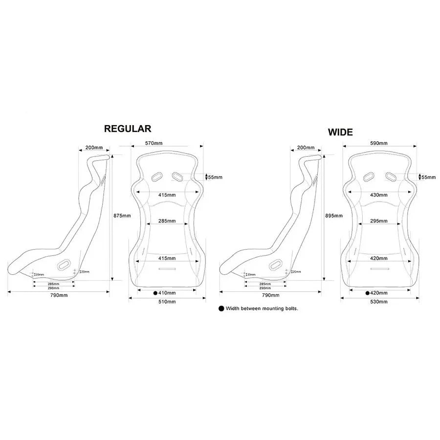 Mugen MX-A Full Bucket Seat - Regular