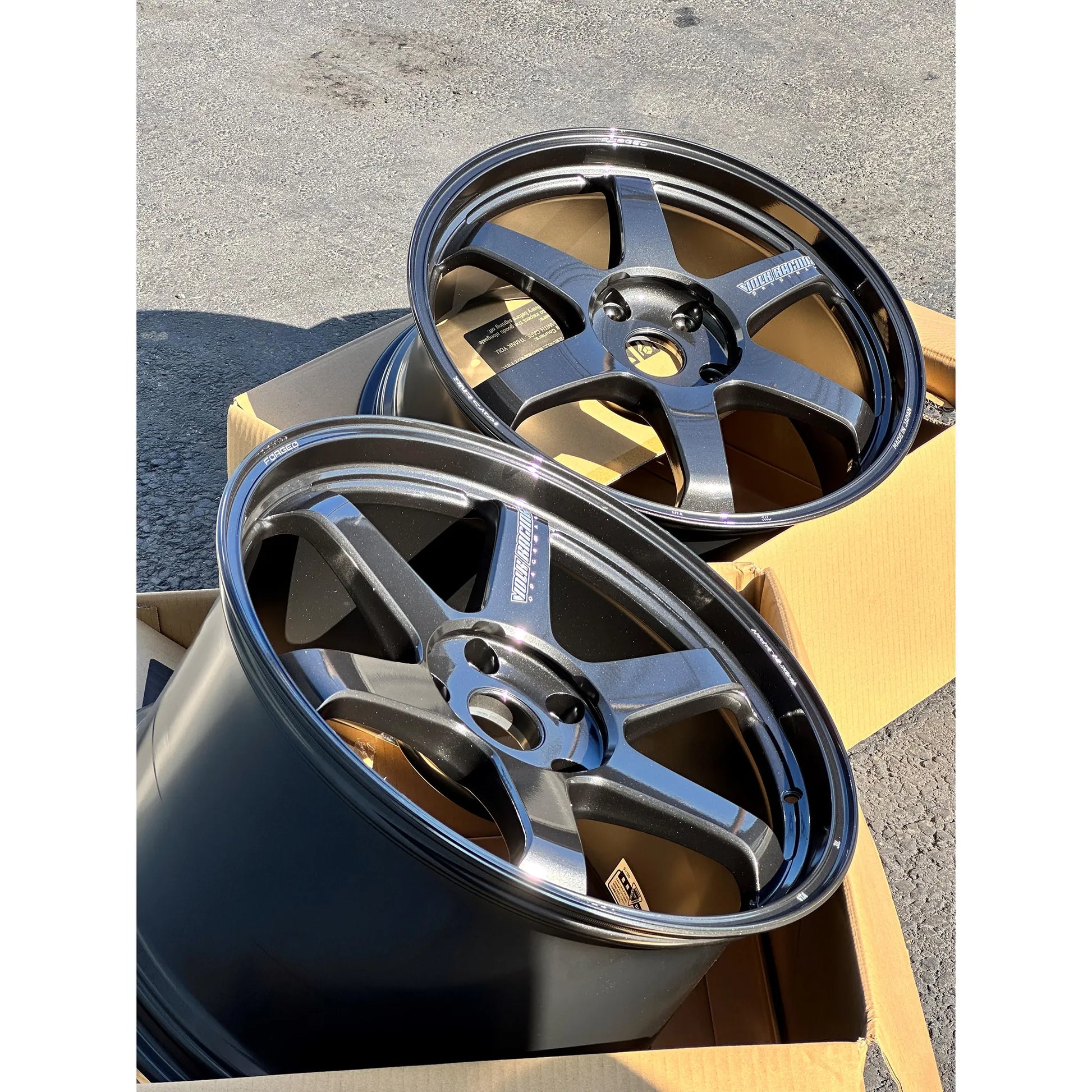 Volk Racing TE37 Ultra M-Spec 20x9 +45, 20x12 +58 5x130 Diamond Dark Gunmetal (SET)