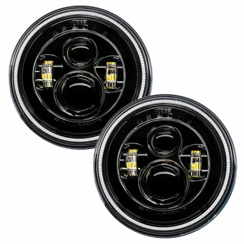 Oracle 7in LED Headlights | Jeep Wrangler JK+ (5769-004) (H4/H13 Plug & Play)