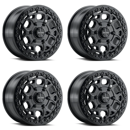 (set of 4) Method Wheels MR416 Gloss Black | 15x7" +74mm | 6x5.5mm Wheel