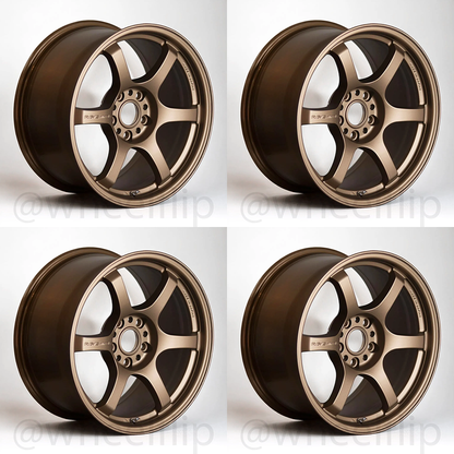 Gram Lights 57DR 17x9 +38 5x114.3 Bronze 2 (SET)