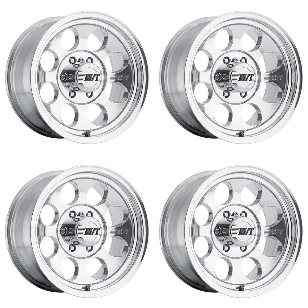 (set of 4) Mickey Thompson Classic III Polished | 15x10" -45mm | 6x5.5mm Wheels