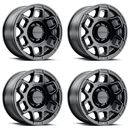 (set of 4) Method Wheels MR710 HD Gloss Black | 20x9" +12mm | 8x170mm Wheel