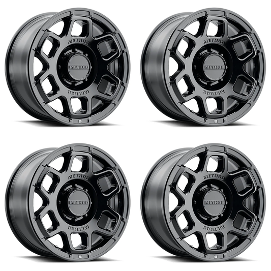 (set of 4) Method Wheels MR710 HD Gloss Black | 20x9" +12mm | 8x170mm Wheel