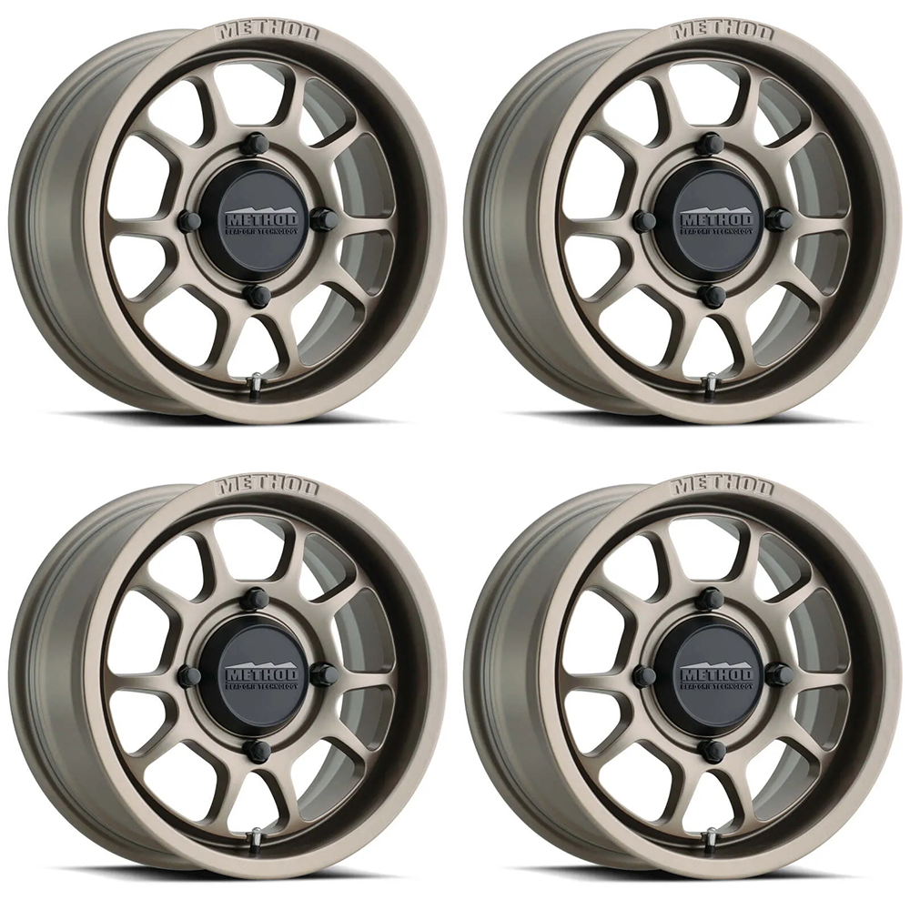 (set of 4) Method Wheels MR409 Steel Grey | 15x7" +38mm | 5x4.5mm Wheel