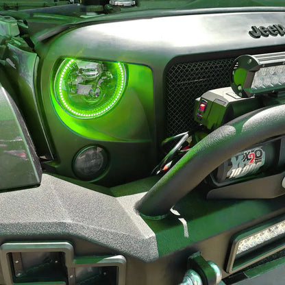 Oracle 7in LED Headlights | Jeep Wrangler JK+ (5769-004) (H4/H13 Plug & Play)