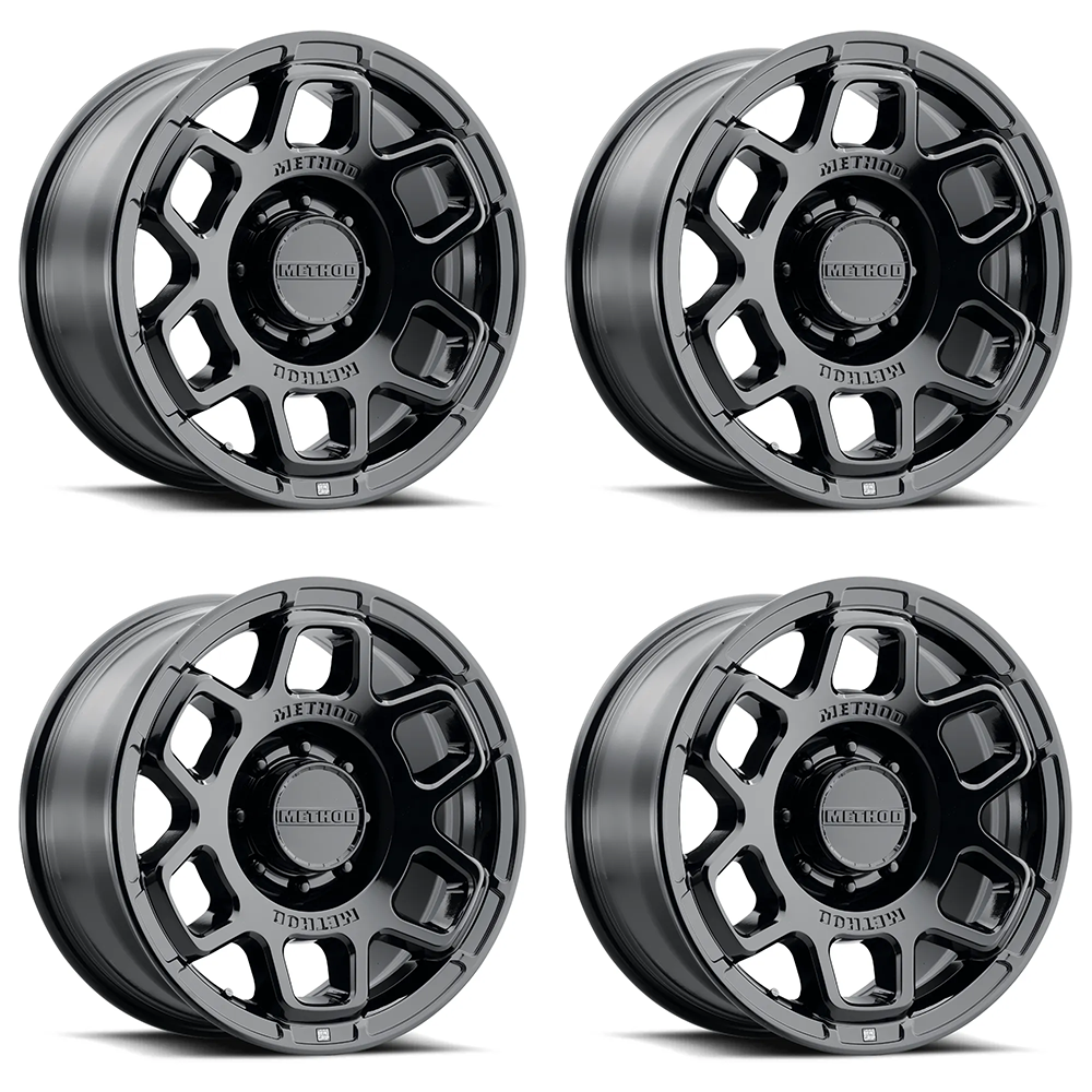 (set of 4) Method Wheels MR710 HD Gloss Black | 20x9" +12mm | 8x180mm Wheel