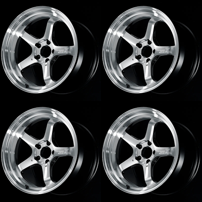 (set of 4) Advan GT Beyond-R Machining/Diamond Cutting | 18x9.5" +25mm | 5x112mm Wheel