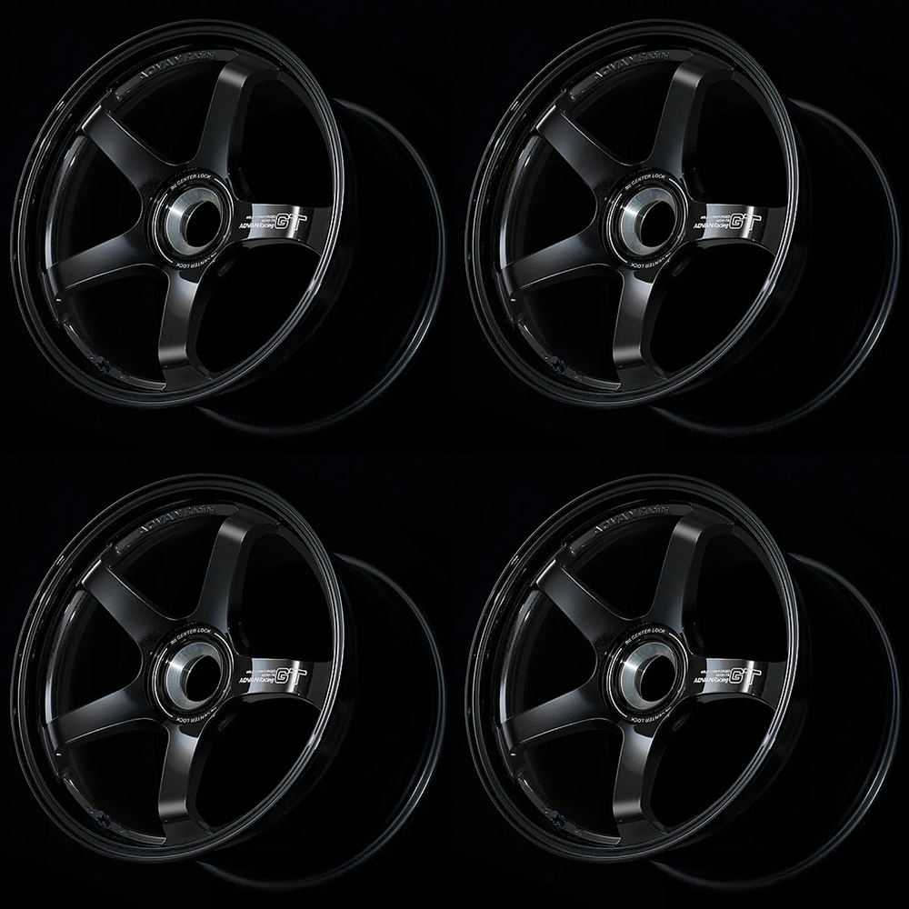(set of 4) Advan GT for Porsche Racing Titanium Black | 21x10.5" +50mm | 5x130mm Wheel
