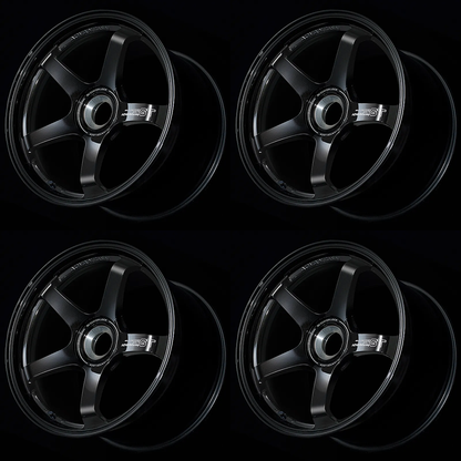 (set of 4) Advan GT for Porsche Racing Titanium Black | 21x10.5" +50mm | 5x130mm Wheel