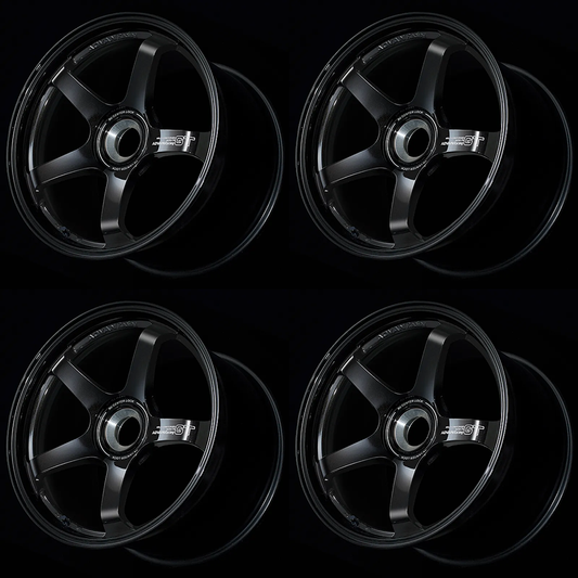 (set of 4) Advan GT for Porsche Racing Titanium Black | 21x10.5" +50mm | 5x130mm Wheel