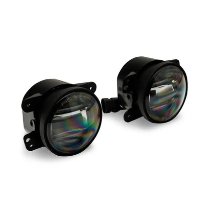 Raxiom 4in LED Fog Lights | Jeep Wrangler JK/JL (07-22) (J130814)
