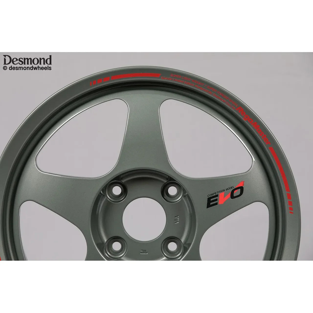 Desmond Regamaster EVO II 16x8 +35 4x100 Almighty Grey (SET)