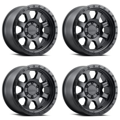 (set of 4) Raceline 959 Avenger 2.0 Satin Black | 18x9" +0mm | 6x135mm Wheel