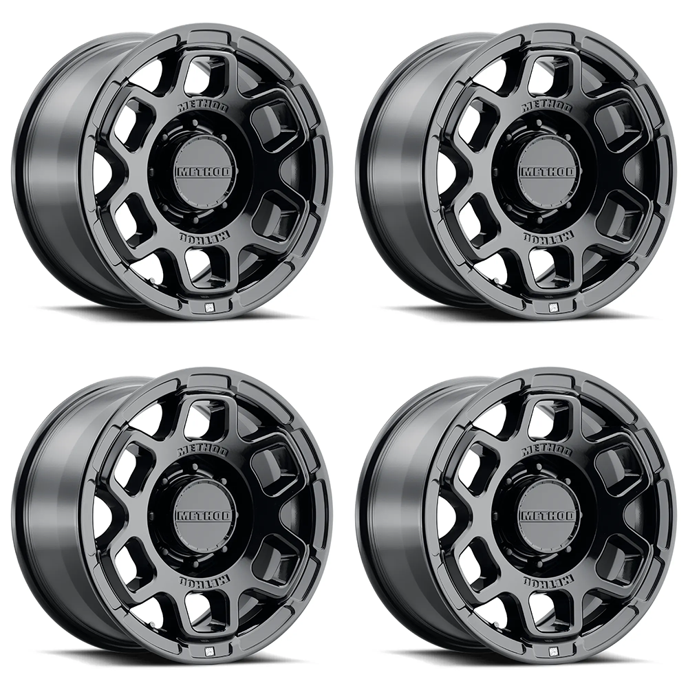 (set of 4) Method Wheels MR710 HD Gloss Black | 18x9" +12mm | 8x170mm Wheel
