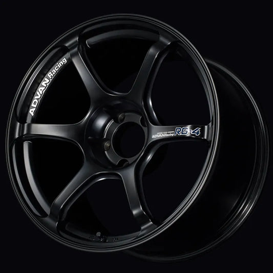 Advan RG-4 Semi Gloss Black | 17x8" +54mm | 5x114.3mm Wheel