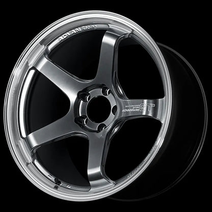 Advan GT Beyond Machining/Hyper Platinum Black | 18x9.5" +22mm | 5x120mm Wheel