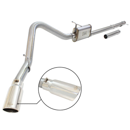aFe 3-3.5in SS Cat-Back Exhaust | Ford F-250/350 99-04 (49-43076-P)