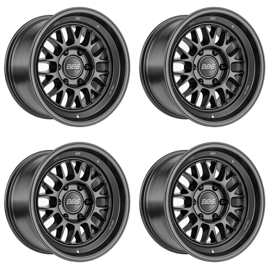 (set of 4) BBS TS-R Satin Black | 18x9" +0mm | 6x139.7mm Wheel