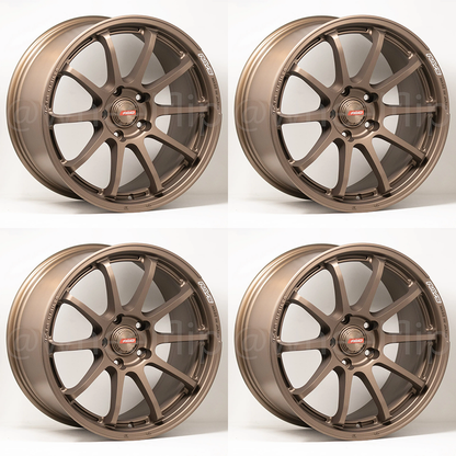 (set of 4) Gram Lights 57NR Dark Bronze | 18x9.5" +32mm | 5x114.3mm Wheel